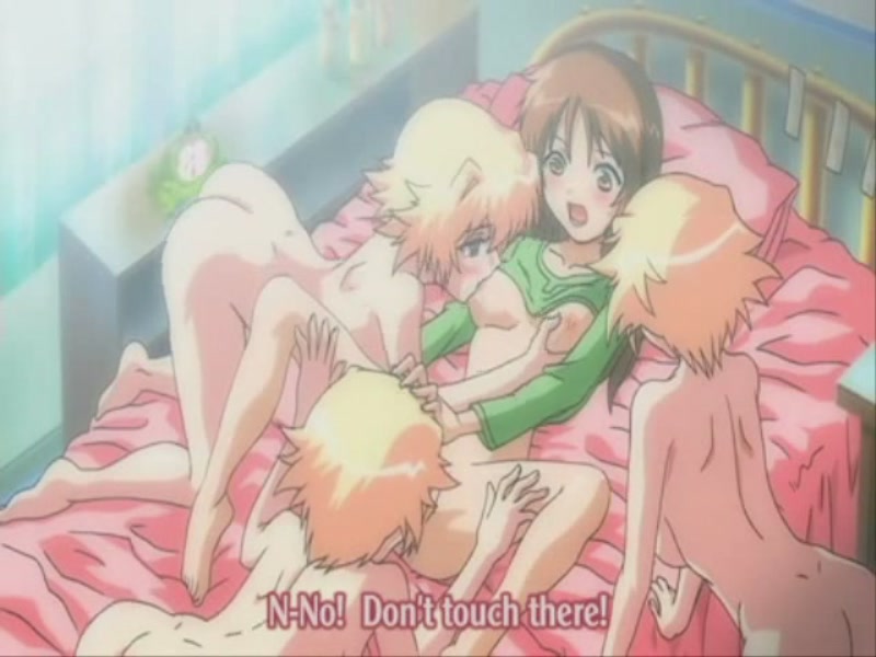 Anime lesbian foursome