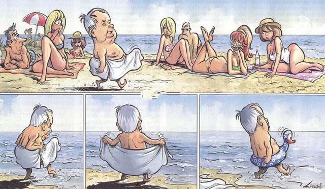 adult comics toons comics adult beach surprise