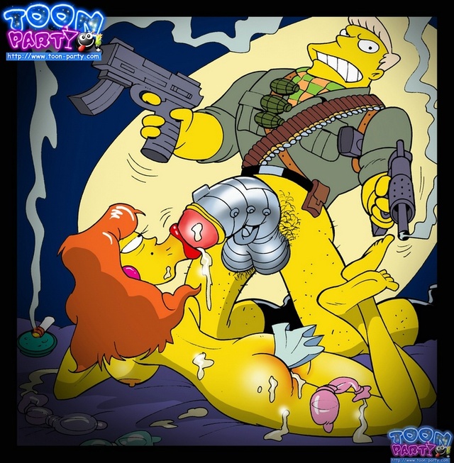 adult simpsons toons simpsons ccd toon party eff rainier wolfcastle