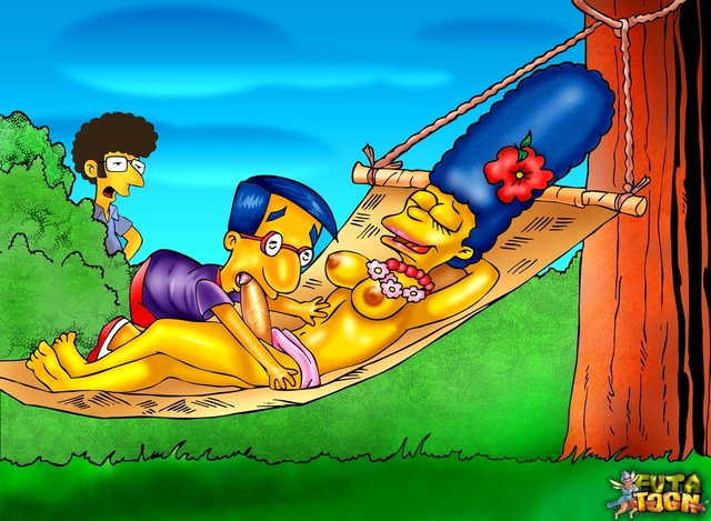 adult simpsons toons simpsons marge simpson toon milhouse van houten futa artie ziff