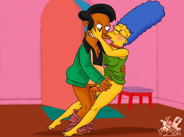 adult simpsons toons simpsons marge simpson toons apu