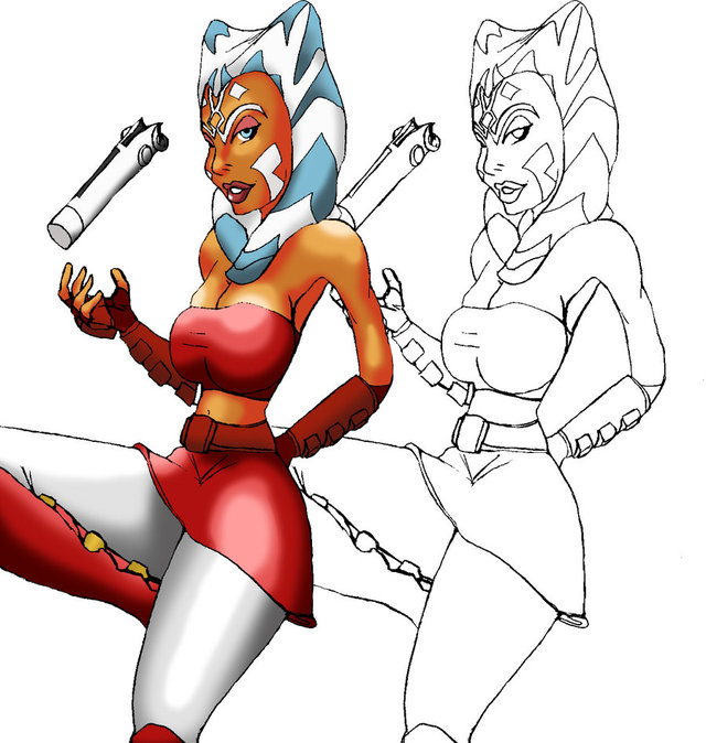 ahsoka porn entry sketch ahsoka tano uselessnessnet