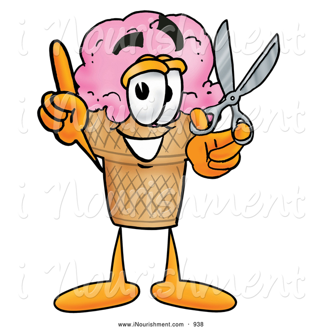 animated character porn cartoon toons pair character cone preview biz ice cream holding clipart mascot friendly scissors