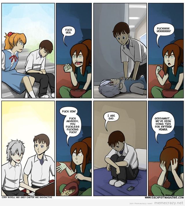 anime sex comic pics funny comics comic miss evangelion critical