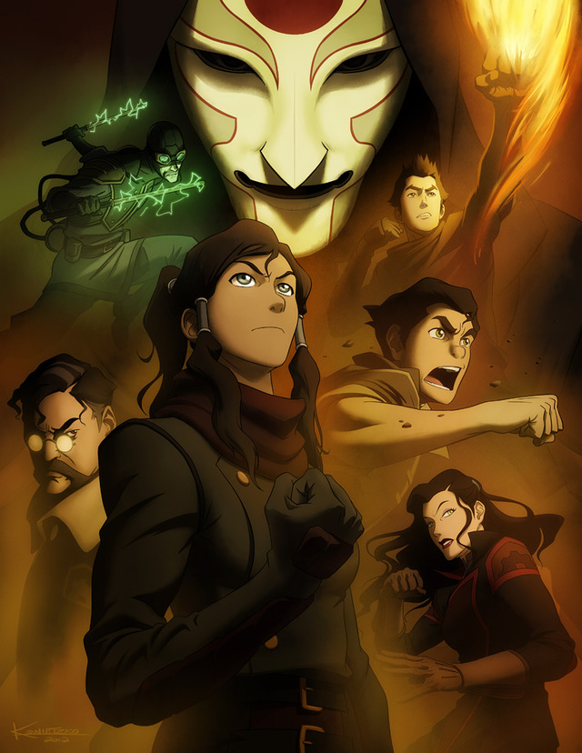 avatar cartoon porn comic comic news legend book spirit details con korra reveals panel