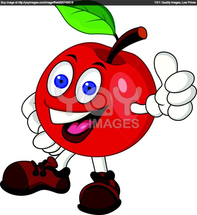 ay papi cartoon page cartoon pic red character apple papi