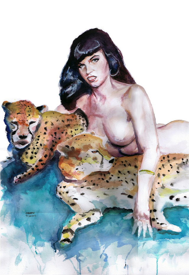 ay papi toons page art girl jungle bettie dtor trfa