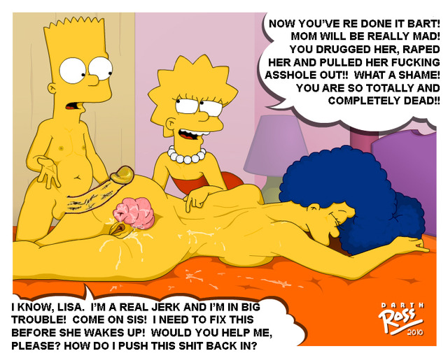 bart and lisa porn simpsons marge simpson lisa bart entry ross