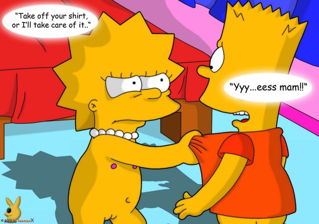 bart and lisa simpson porn simpsons heroes