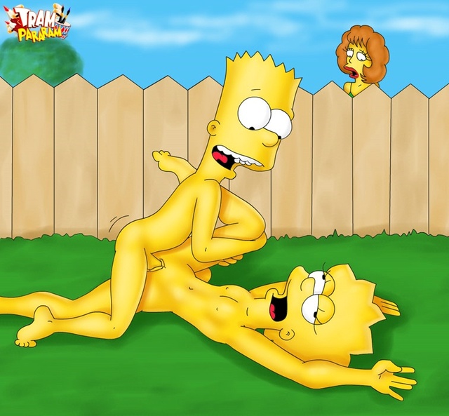 bart and lisa simpson porn simpsons simpson lisa bart tram pararam maude flanders