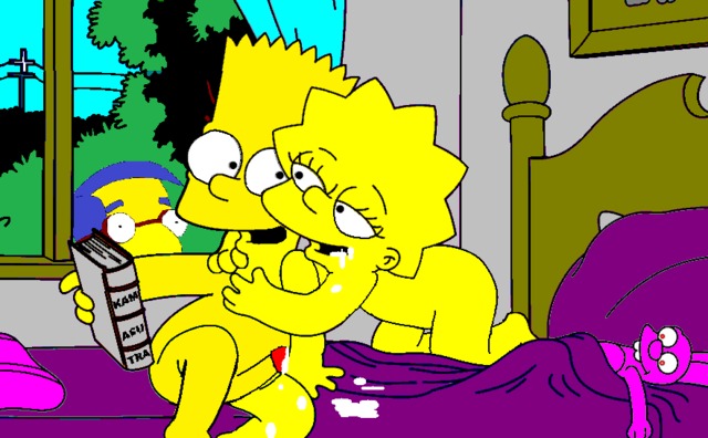 bart and lisa simpson porn simpsons simpson lisa bart inspector van houten millhouse