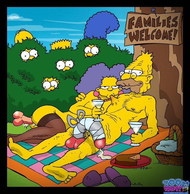 bart and lisa simpson porn simpsons marge simpson homer lisa bart toon party entry selma bouvier effb abraham