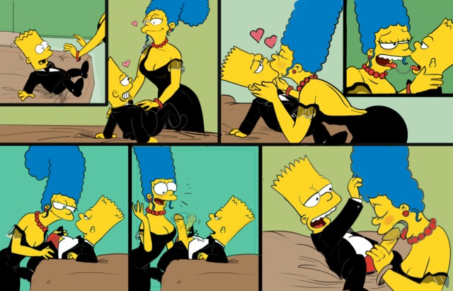 bart and marge fuck simpsons marge simpson bart bef fauno artifex artife