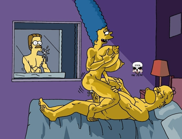 bart and marge fuck simpsons marge simpson homer bart fed fear flanders ned
