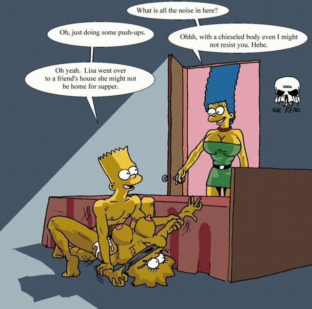 bart and marge fuck simpsons cartoon marge lisa bart naked toons heroes