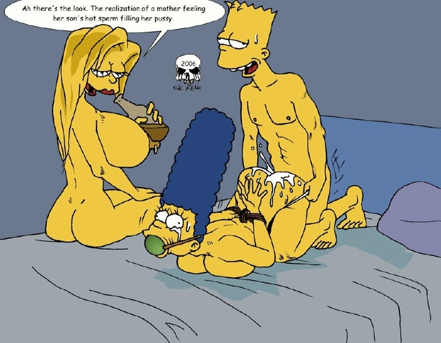 bart and marge fuck simpsons marge simpson lisa bart cad fear