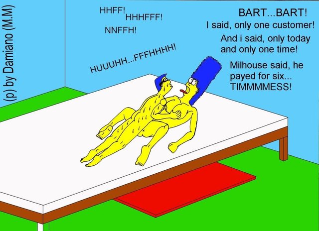 bart lisa porn hentai porn comics marge simpson bart does