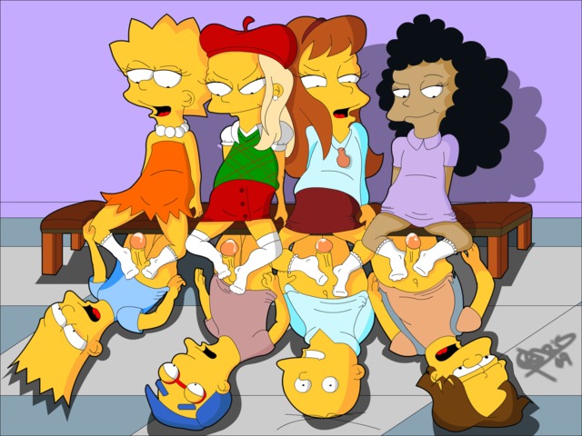 bart lisa porn porn simpsons marge simpson lisa bart milhouse allison taylor van houten nelson muntz alex feet fetish bfd wiggum ralph kofchrisguy whitney