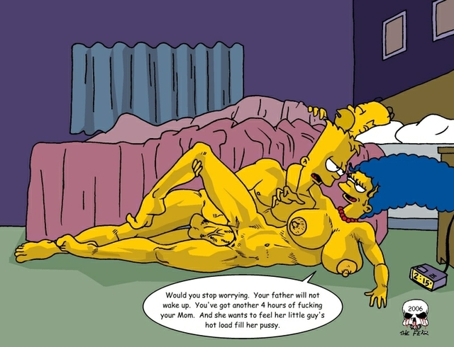 bart porn porn simpsons marge simpson homer bart fear beeaa