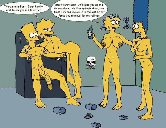 bart porn porn simpsons marge simpson lisa bart cab fear maggie bce