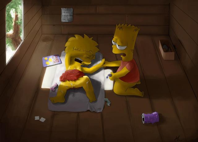 bart simpson porn simpsons simpson lisa bart ahbihamo