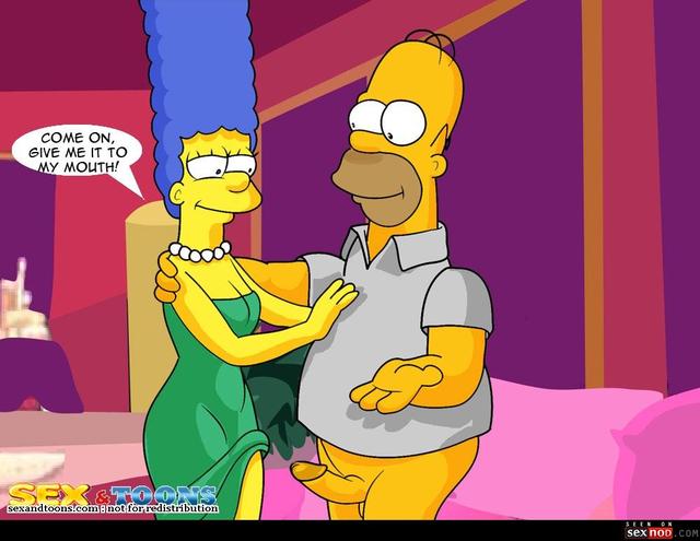 best sex toons simpsons sexy comic cartoon marge homer toons wmimg