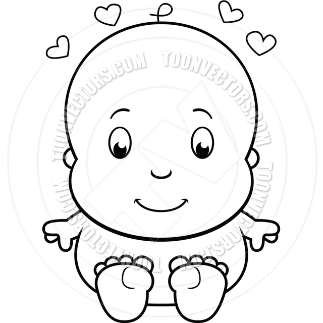 black cartoon porn pictures cartoon art naked clip white black baby line toonvectors