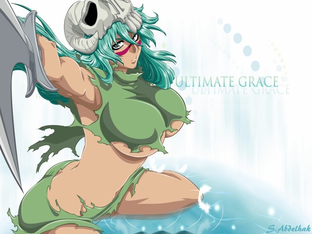 bleach porn blue entry bleach green konachan neliel espada nel