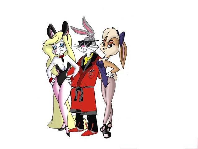 bugs bunny porn art bunny bugs hugh hefner juniorbunny qgi