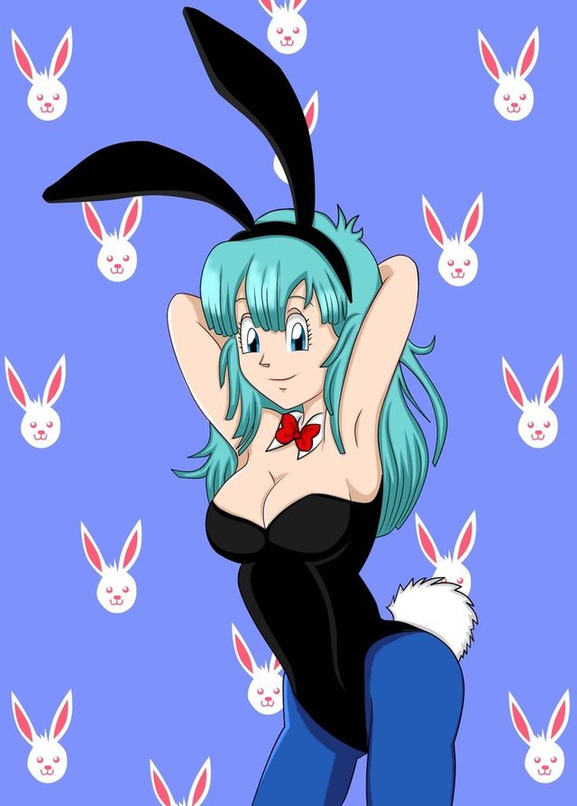 bulma naked art pre bulma bunny quvz