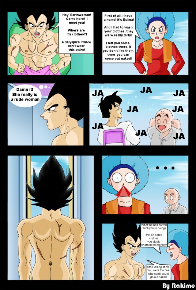 bulma naked comic dragon ball bulma briefs vegeta krillin yamcha effe rakime