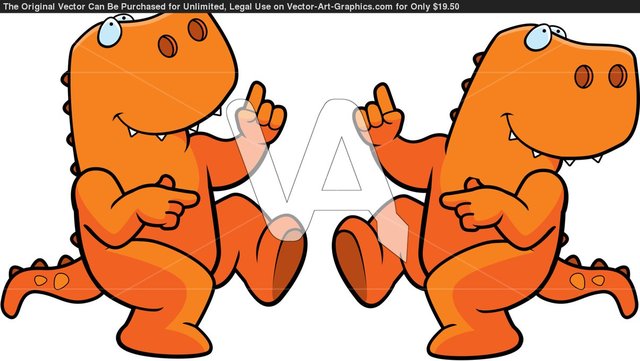 cartoon nude pic cartoon cartoons happy rex dancing dinosaur smiling eacfe tyrannosaurus