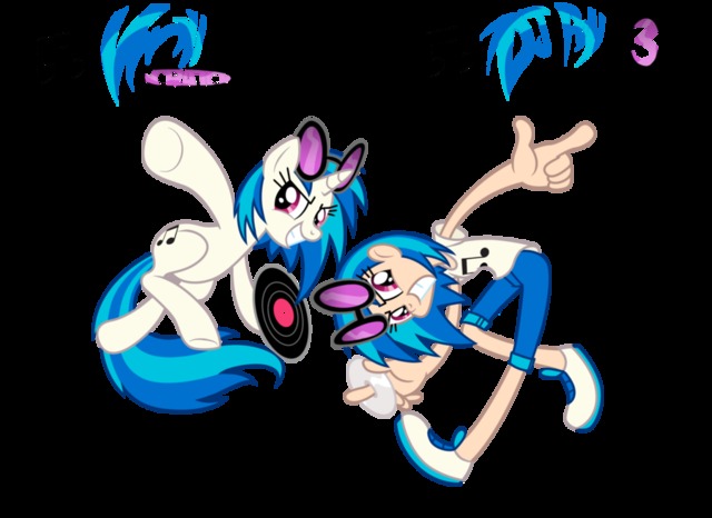 cartoon pon comics art human pony trinityinyang pon vinyl scratch ifh