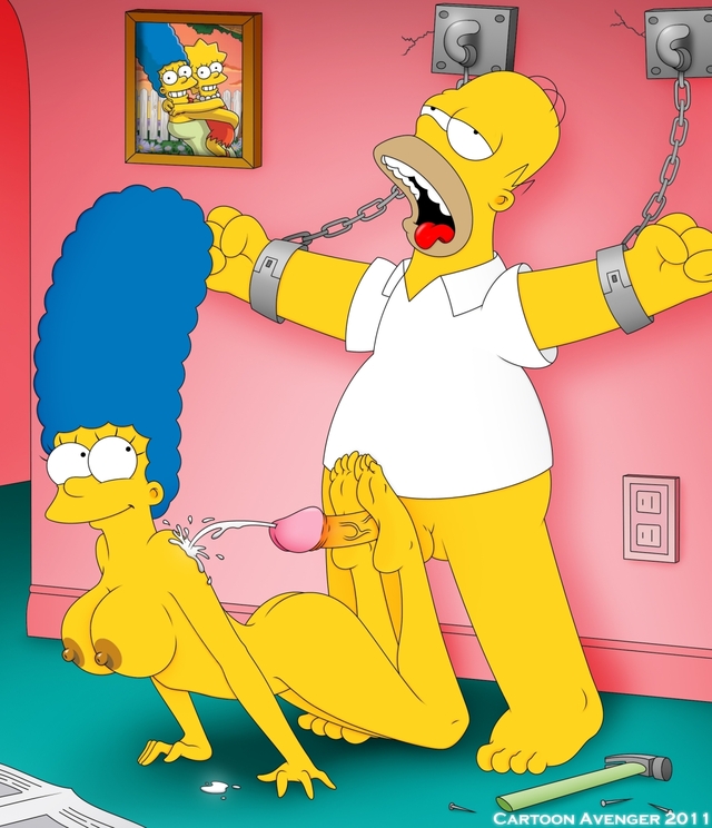 cartoon porn pics of the simpson's porn media cartoon marge simpson lisa doujin