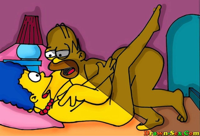 cartoon porn simpsons pic porn simpsons cartoon picture marge drawn homer pic hot drooling