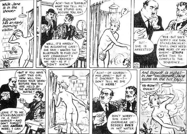 cartoon sex strips comic book jane revealed legends