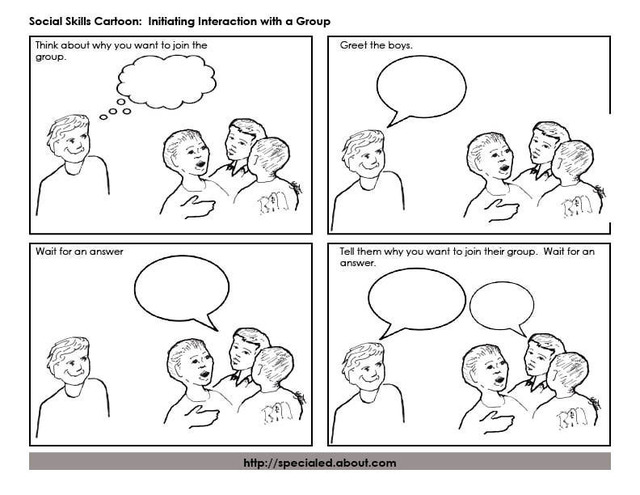cartoon sex strips cartoon strip groups teach specialed interactions initiating