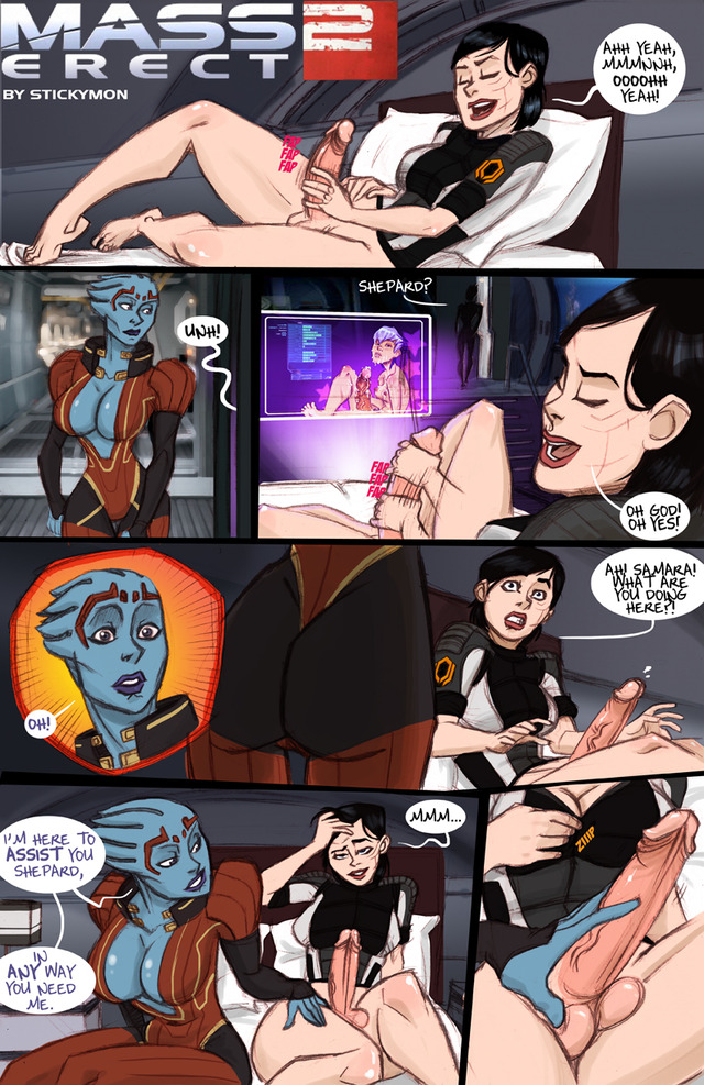 cartoonporn comix porn media comic cartoon original mass effect