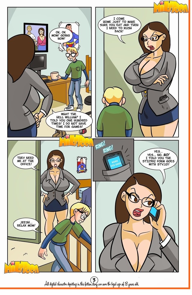 cartoons comic porn porn pics comic mom hot milftoon goodness