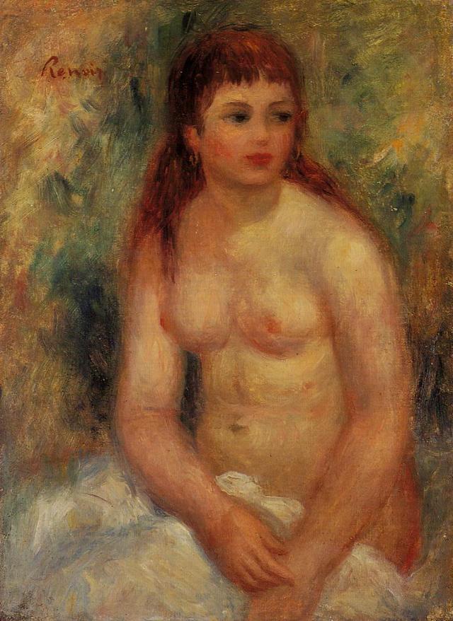 celebrity porn toons woman naked caught nude girls young beach pierre seated auguste renoir