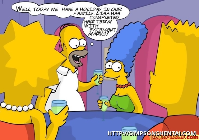 comic toons sex hentai simpsons comics cartoon all family toons from one night drunken swingers