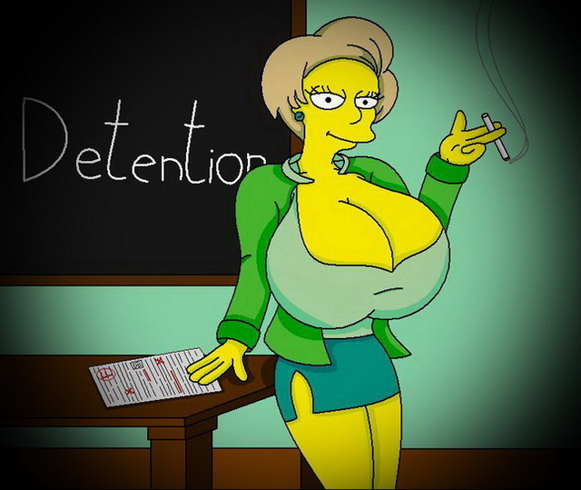 comic toons sex comics toon toons edna krabappel