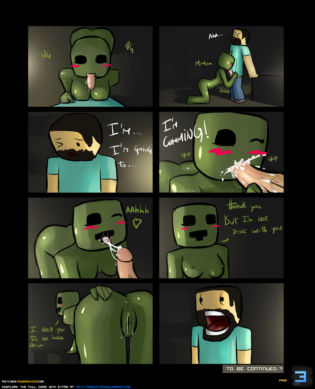 dat ass porn comix comic cfd eee cee steve psyk minecraft creeper