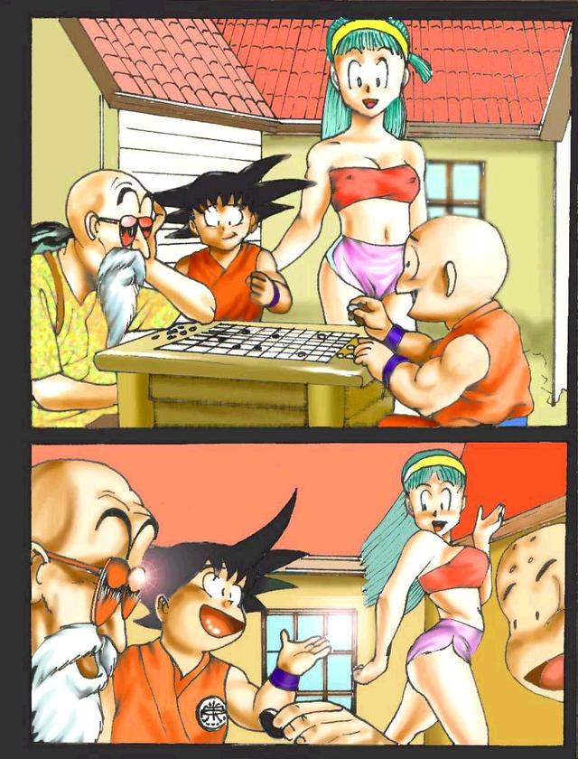 dbz porn comics porn comic dragon ball bulma briefs pandoras box son krillin goku master roshi ecb bef fee