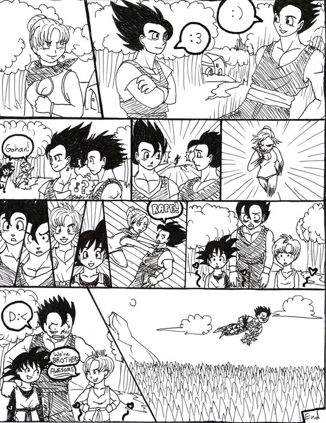 dbz porn comics comic part entry dbz wierd