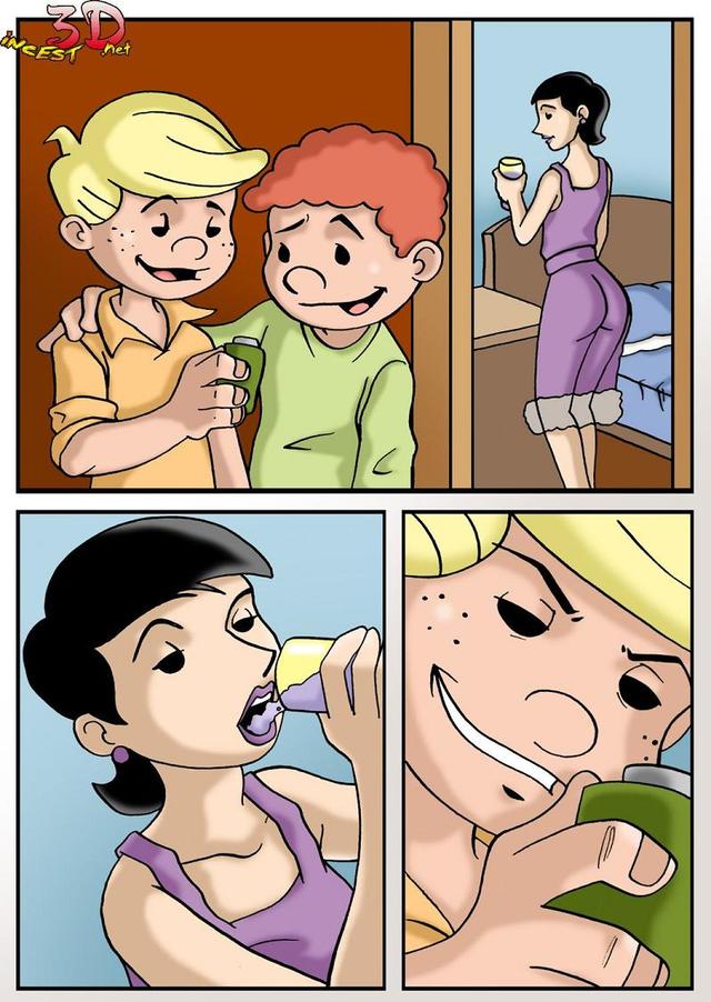 dennis the menace porn hentai comics mom ceb friends dennis menace