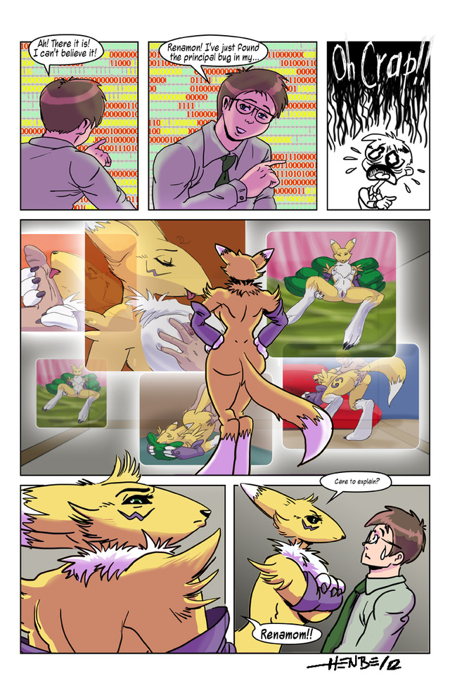 digimon porn porn media comic original digimon canine tooshie