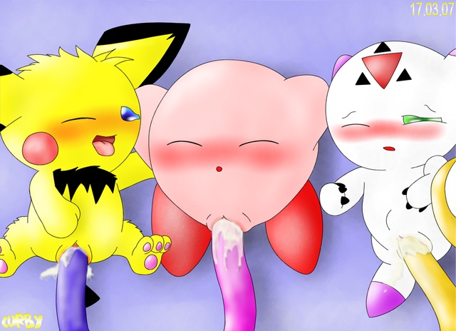 digimon porn pokemon digimon nintendo fbc kirby facf calumon pichu