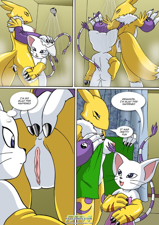 digimon porn media comic original digimon gatomon palcomix renamon