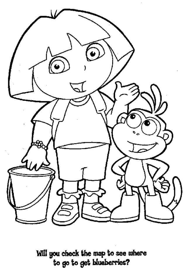 dora the explorer porn pages children dora explorer coloring freeprintable sheets